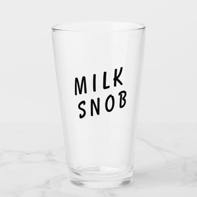 Mjölk Snobglas Glaskopp (Framsida)