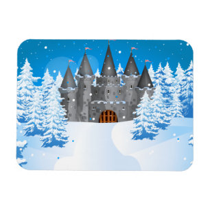 Mjölk-svan slott magnet