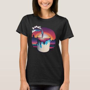 Mjölk Synthwave 80s Retrowave Aesthetic 1 T Shirt