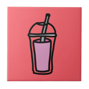 Mjölk tea Bubble Tea söt tonåring drink Kakelplatta