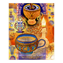 Mjölk Tea och Candles