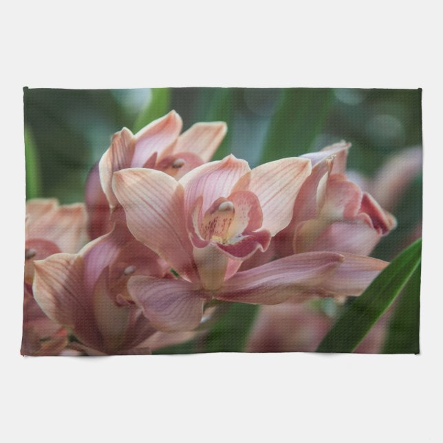 Mjölk Tea Orchid Kökshandduk (Horisontell)