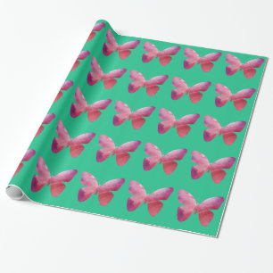 Mjölk Tea rosa bubbelte Presentpapper