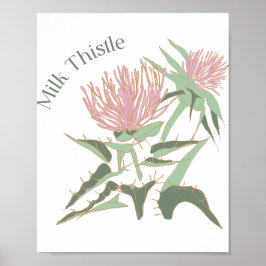 Mjölk Thistle Poster