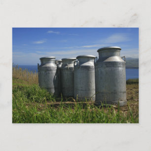 Mjölk urns vykort