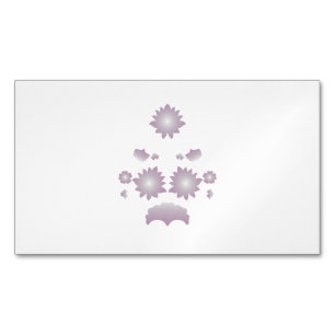 Mjölk White Classic Ro dekorativ design Magnetiska Visitkort