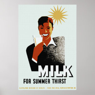 Mjölkaffisch Poster