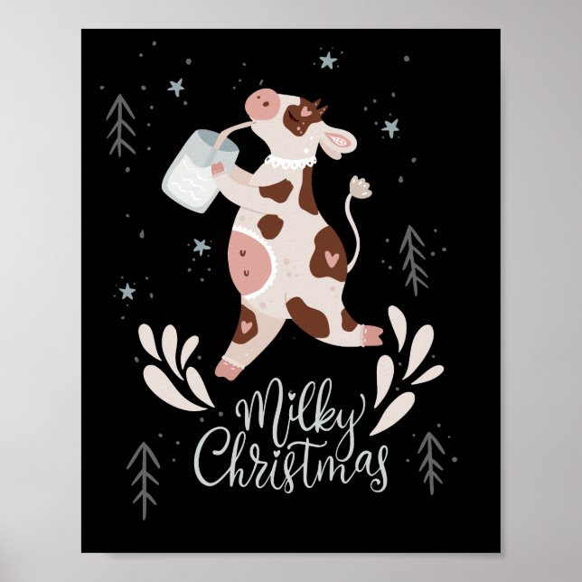 mjölkaktig julmassa poster (Framsidan)