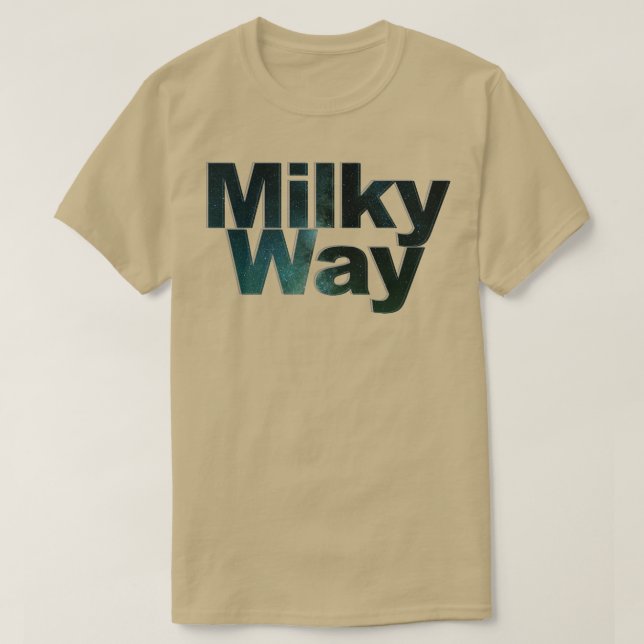Mjölkaktig väg 1 t shirt (Design framsida)