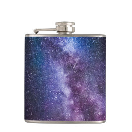 Mjölkaktig väg ljusa färger fickplunta