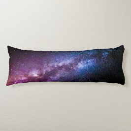 Mjölkaktig väg ljusa färger kroppskudde