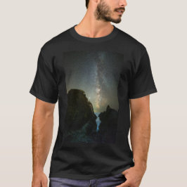 Mjölkaktig väg Oregon Kusten T Shirt