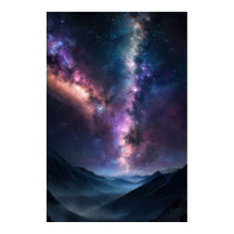 Mjölkaktig väg över bergen