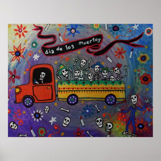 MJÖLKARTMEXIKANSK FIESTA-PAINERING POSTER (Framsidan)