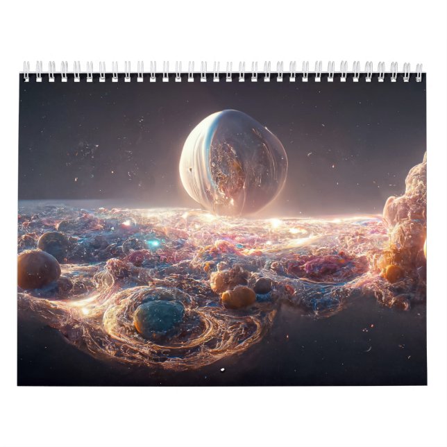Mjölkavfall och galaxer kalender (Omslag)