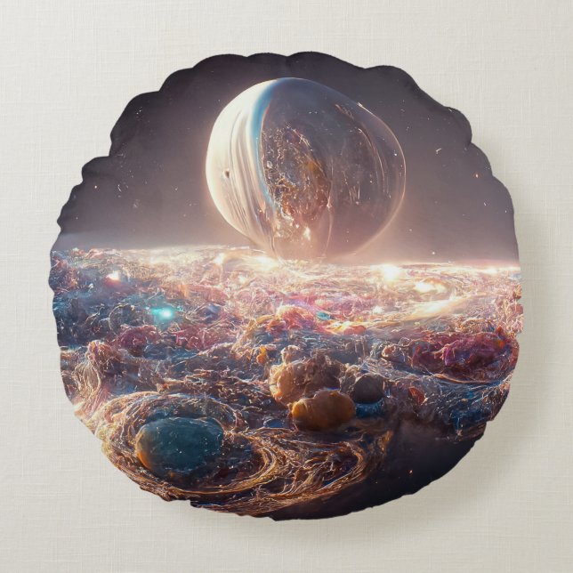 Mjölkavfall och galaxer rund kudde (Framsidan)