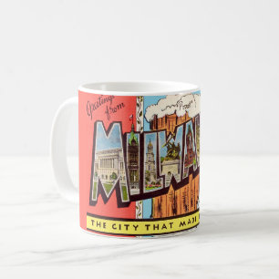 Mjölkbeer vykort kaffemugg
