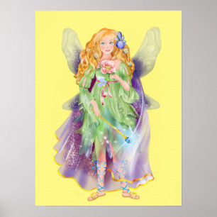 Mjölkblommor med magiskt trollspö poster