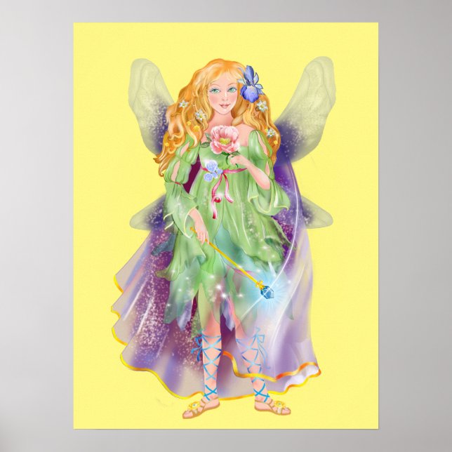 Mjölkblommor med magiskt trollspö poster (Framsidan)