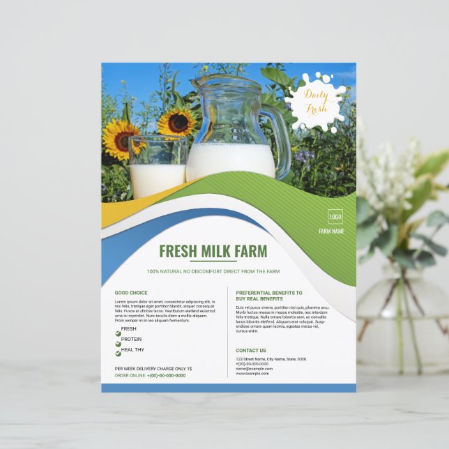 Mjölkbutik Flyer Mall | Mejerigårdsverksamhet (Stående Fram)