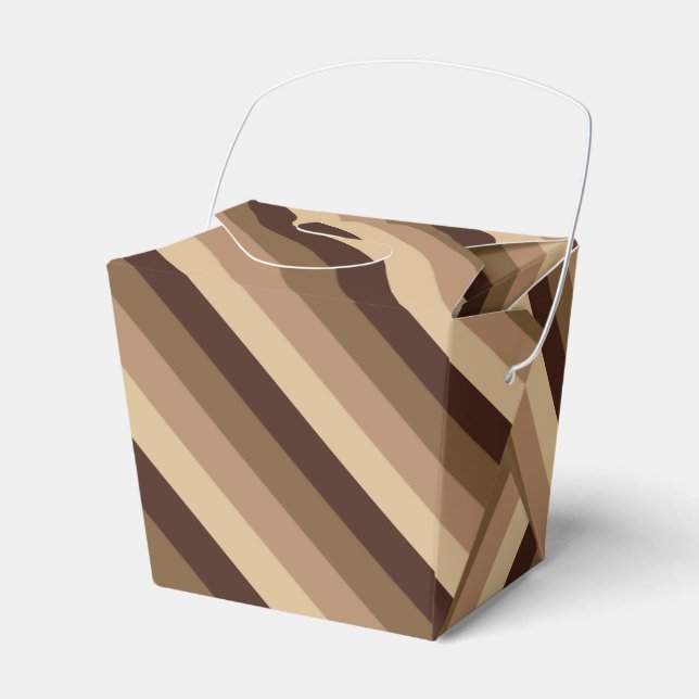 Mjölkchoklad Favor Box Presentaskar (Framsidan Sidan)