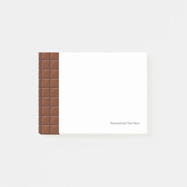 Mjölkchoklad Post-it Block (Framsida)