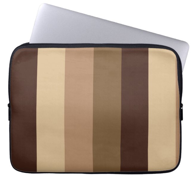 Mjölkchokladfodral för bärbar dator laptop fodral (Framsidan)