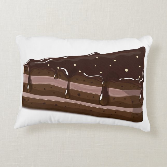 Mjölkchokladkaka. Prydnadskudde (Baksidan)