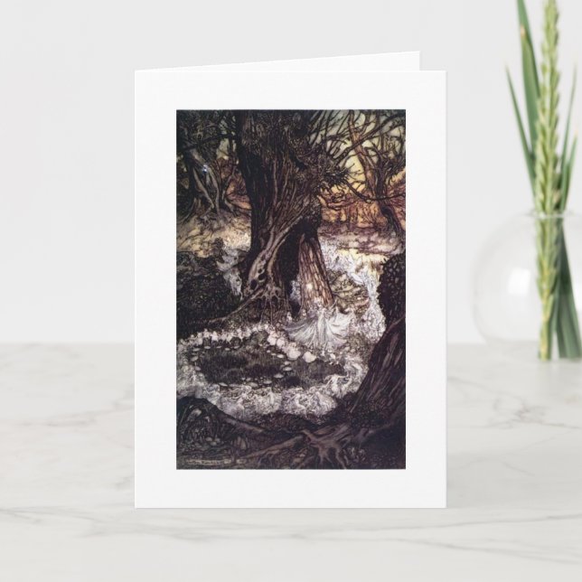 Mjölkcirkel av Arthur Rackham Kort (Framsida)