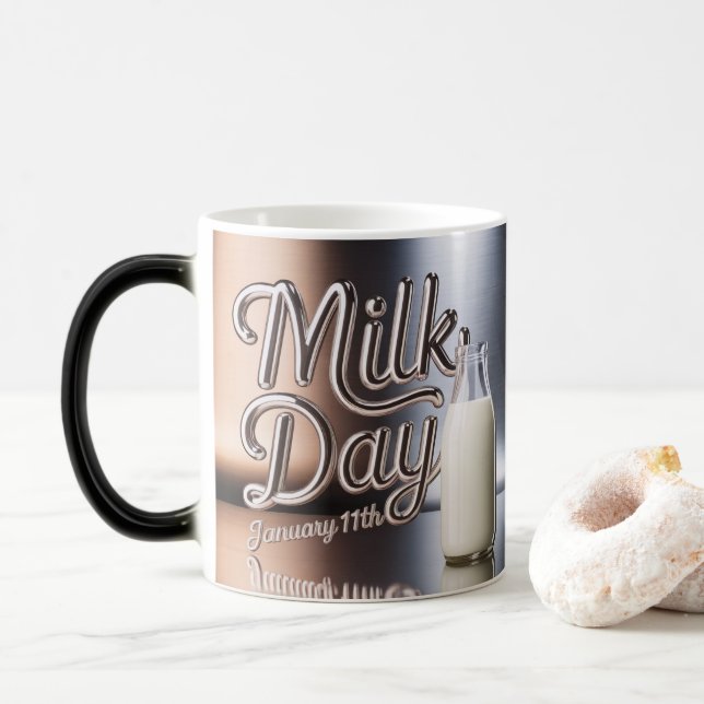 Mjölkdag Morphing-mugg 11 januari Magisk Mugg (Med munk)