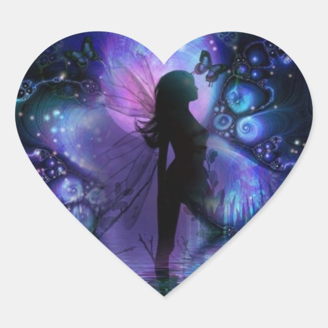 Mjölkdekaler Hjärtformat Klistermärke (Framsida)