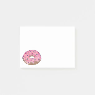 Mjölkdrönare med sprinkles Breakfast Mat Donut eft Post-it Block