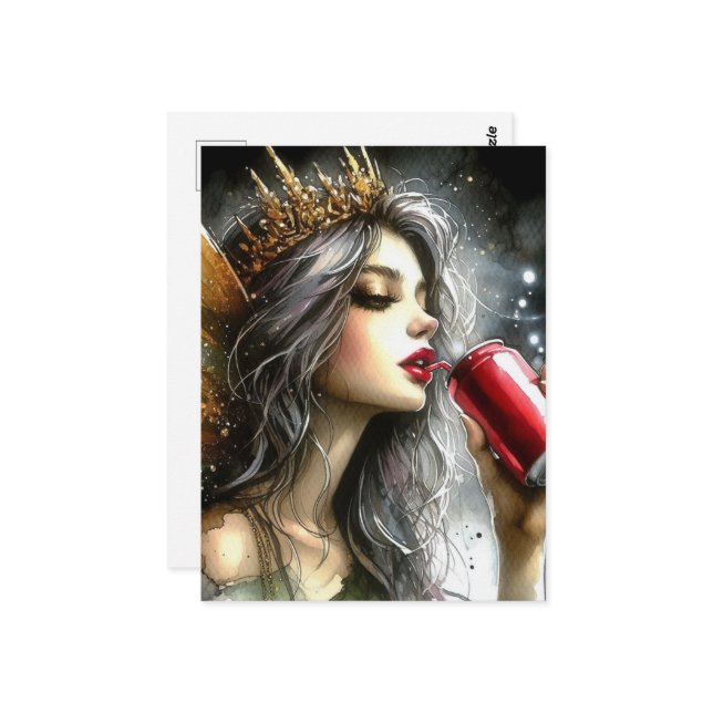 Mjölkdryck en soda vykort (Fram/Back In Situ)