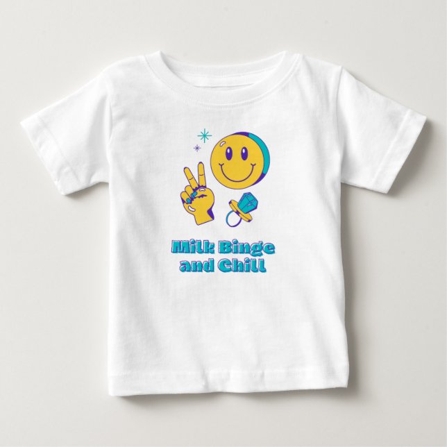 Mjölkdunk och chill t shirt (Framsida)