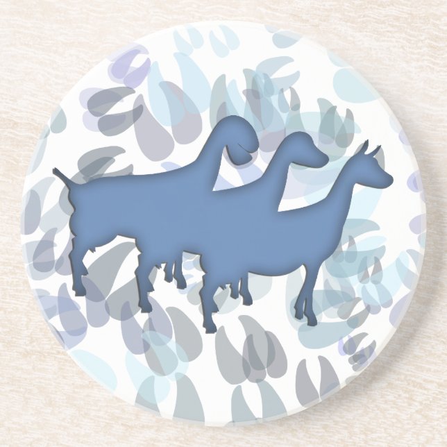 Mjölkfett Sandstone Underlägg (Framsidan)