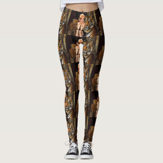 Mjölkfjäril vingar sitta med tigerbalkar leggings
