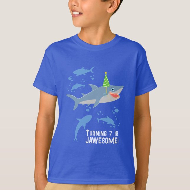 Mjölkhaj under havets Födelsedagsfest T Shirt (Framsida)