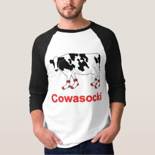 Mjölkko i sockor - Cowasocki ko en Socky T Shirt