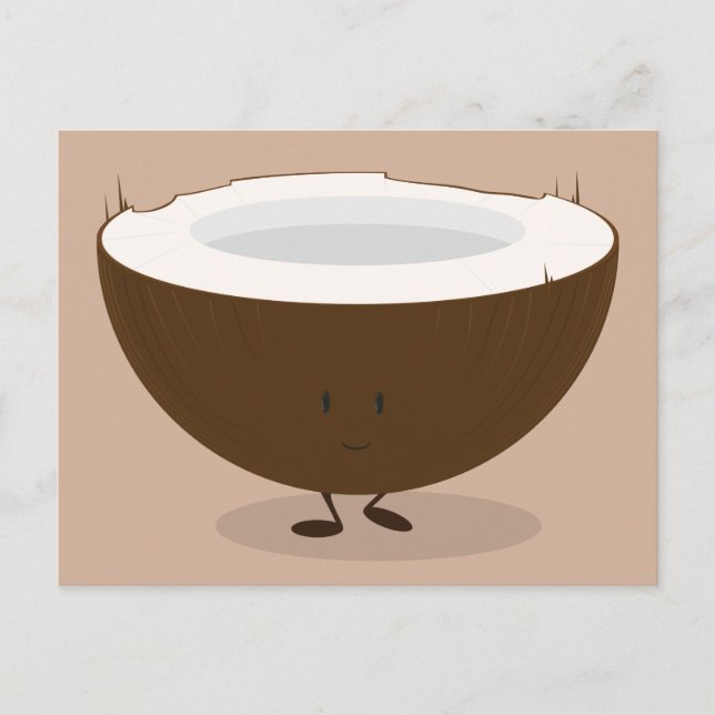 Mjölkkokosnöt Vykort (Framsida)