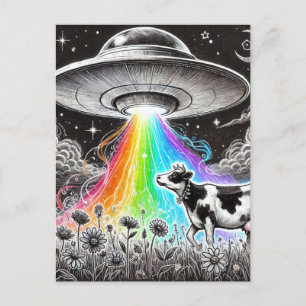 Mjölkkoks UFO Vykort