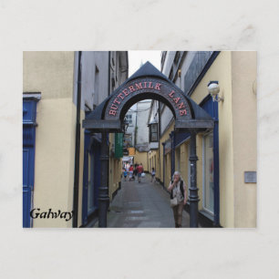 Mjölkkörfält Galway-vykort Vykort