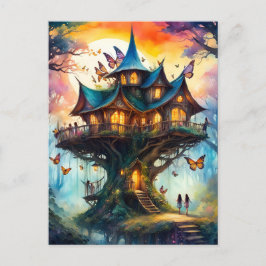 Mjölkkorg, postkorsning vykort