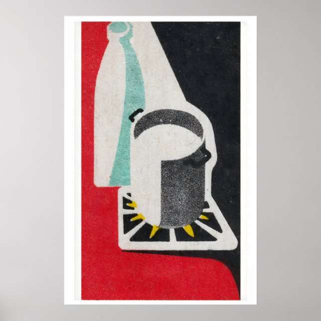 Mjölkkruka - Tändsticksaskutskrift - Estetisk Vägg Poster (Framsidan)