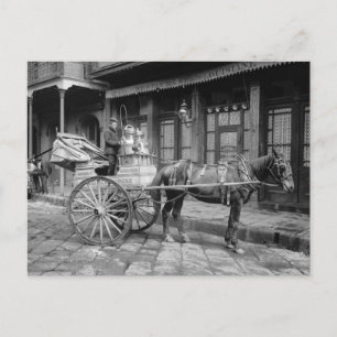 Mjölkleveransvagn, 1903 vykort