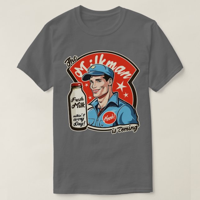 mjölkmannen t shirt (Design framsida)