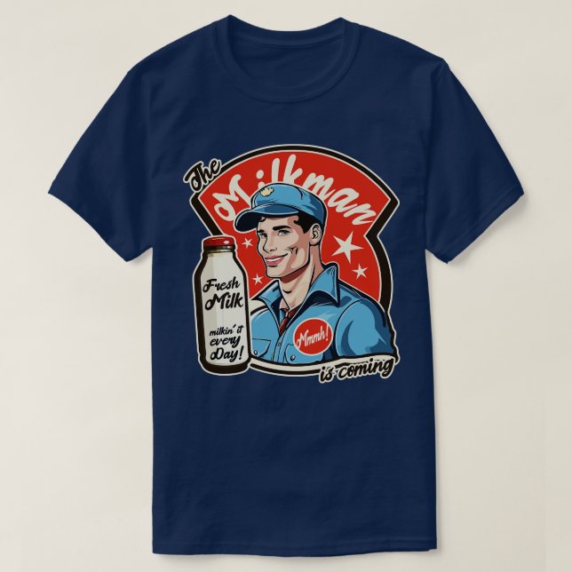 mjölkmannen t shirt (Design framsida)
