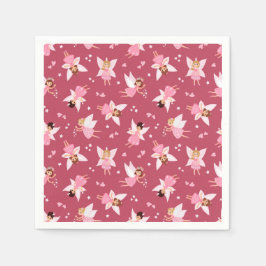 Mjölkmjölk Födelsedagsfest Pappersservett