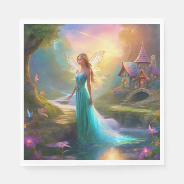 Mjölkmjölk Papper Pappersservett (Framsidan)