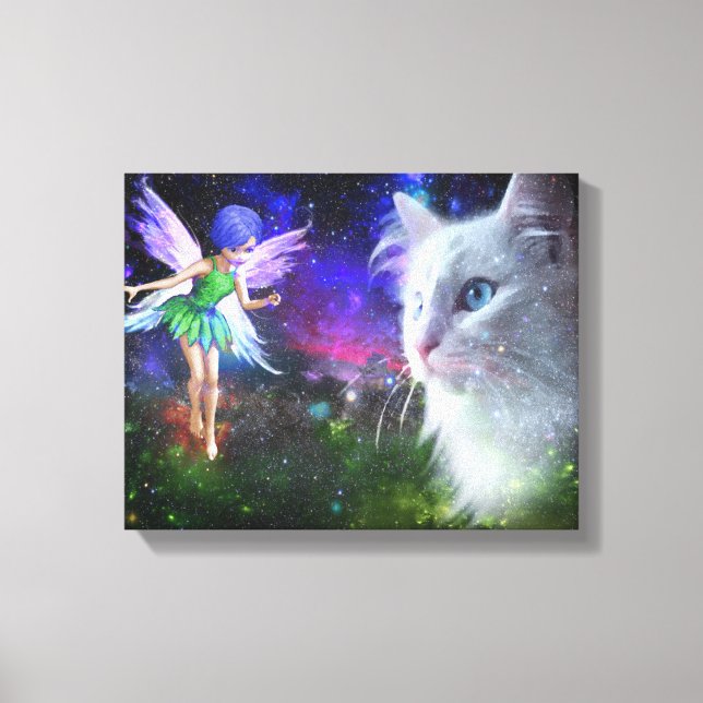 Mjölkpåsar Katt Canvastryck (Framsida)
