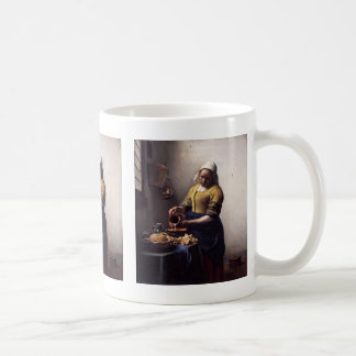 Mjölkpigan av Johannes Vermeer Kaffemugg